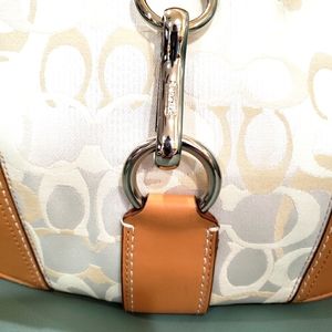 Vintage Coach signature Canvas shoulder bag